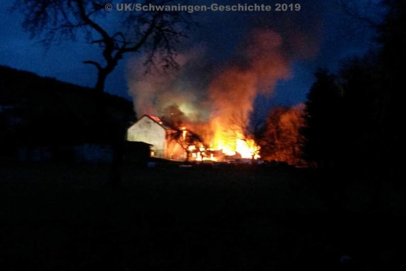 Brand Gasthaus Adler Schwaningen März 2019