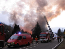 Brand Gasthaus Adler Schwaningen 02. März 2019
