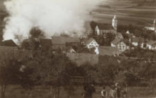 Grossbrand 1911 in Schwaningen