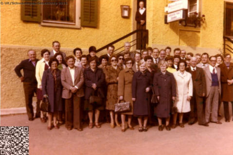 Schülertreffen - Jahrgänge 1918 - 1930 am 22. und 23. Oktober 1977 im Gasthaus Schwanen
