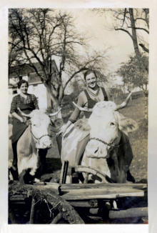 Alte Bilder von Schwaningen, Gasthaus Adler, Familie Güntert, Burger