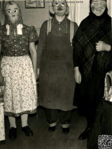 Fasnacht in Schwaningen alt wahrscheinlich um 1955