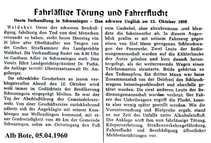 Fahrlässige Tötung und Fahrerflucht