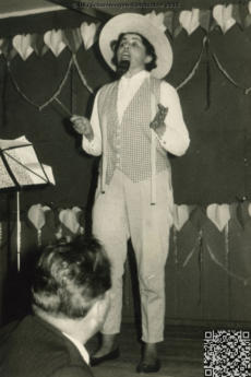 Fasnacht in Schwaningen im "Gasthaus Adler" um 1960