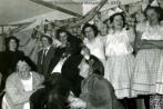 Fasnacht in Schwaningen im "Gasthaus Adler" um 1960