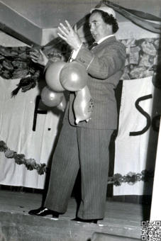 Fasnacht in Schwaningen im "Gasthaus Adler" um 1960