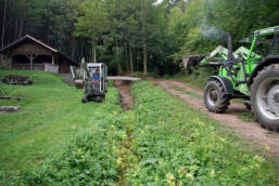 Arbeiten bei der Dobelhütte 2023