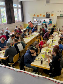 Landfrauen Schwaningen - Schnitzel-Essen am 15.10.2023